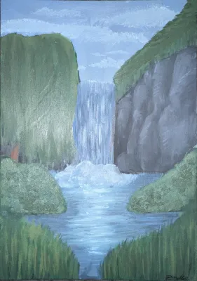 Artwork Vattenfallet - DreamStudio
